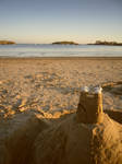 Sunset Sandcastle by cmwphotography