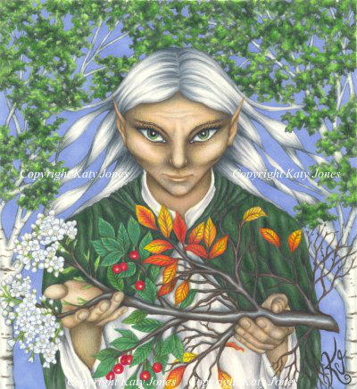 Elf Druid by Flyttamouse