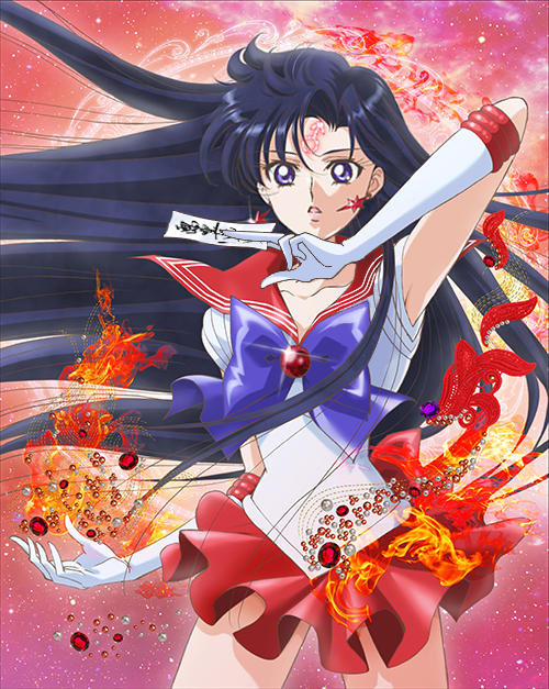 Sailor Moon Crystal Bluray Sailor Mars Cover by xuweisen