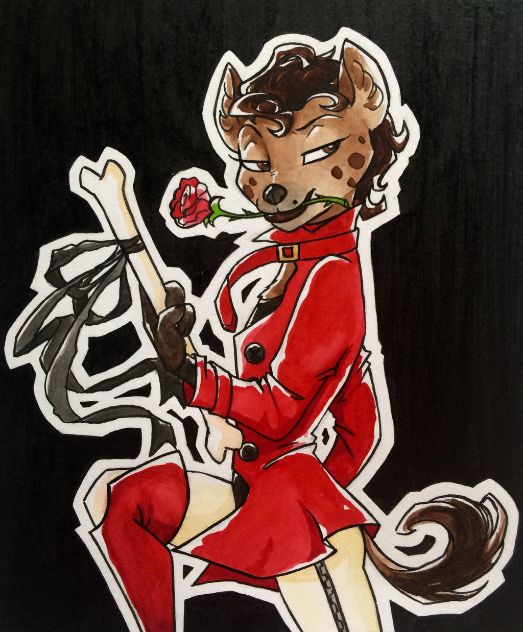 Bones and roses by Rowettes
