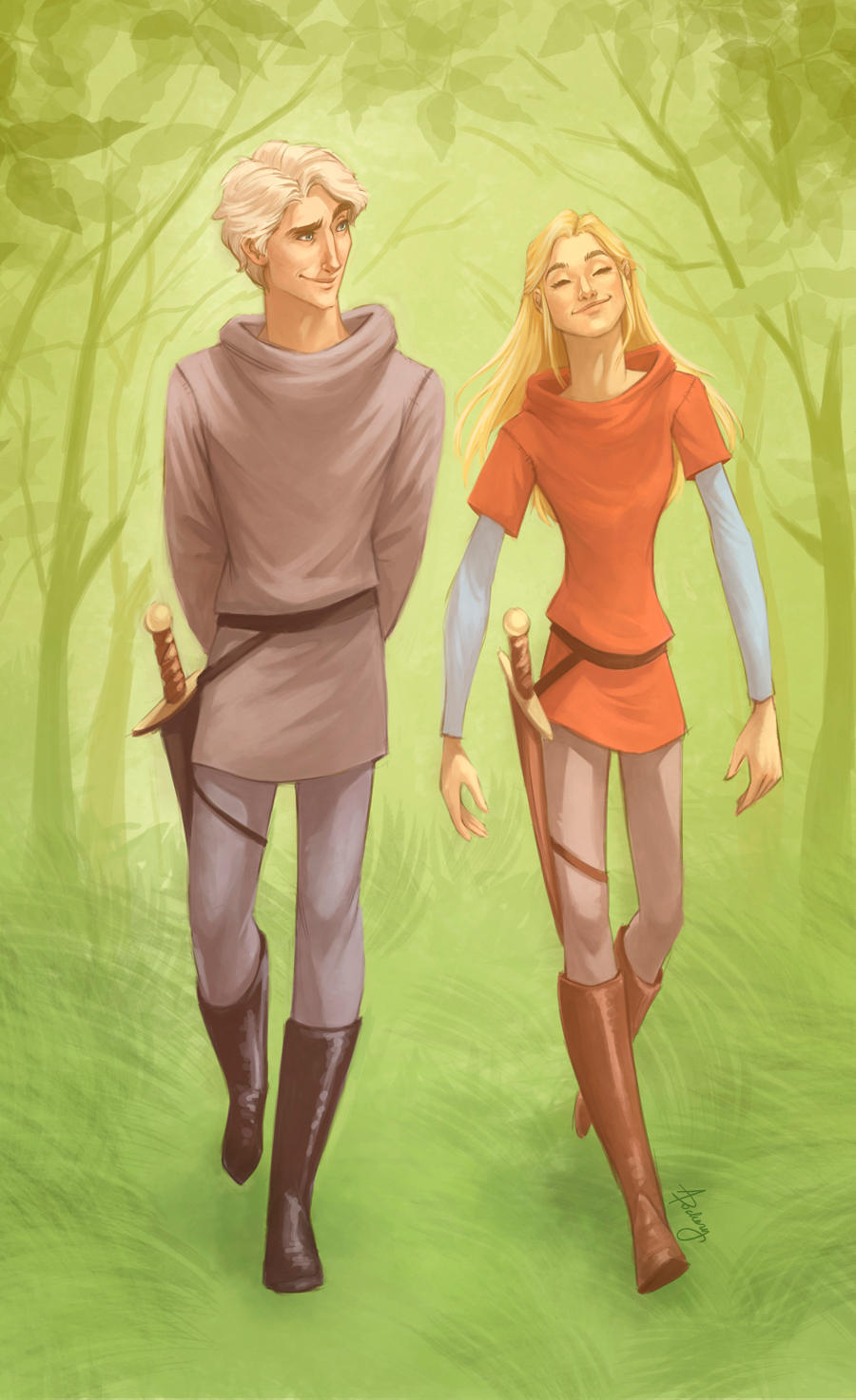 Merlin and Arthur by keepsake20