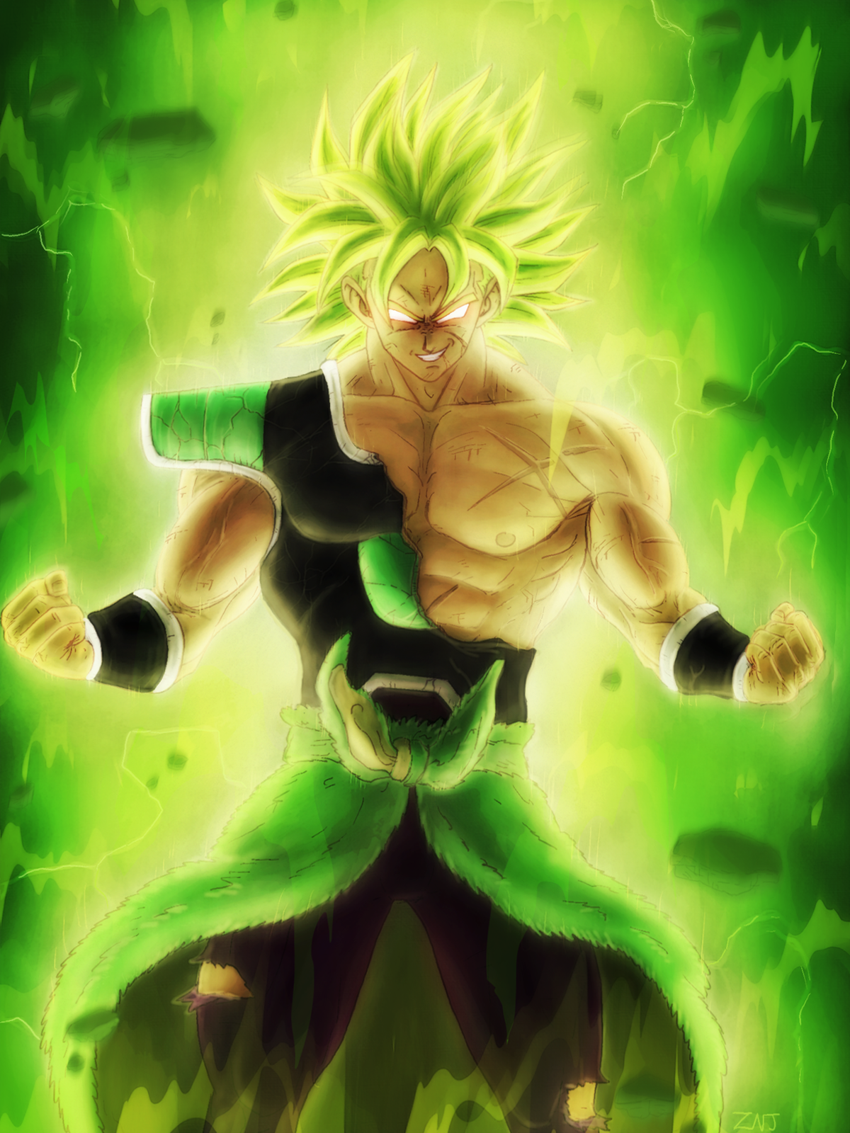 dragon ball z broly the legendary super saiyan power level