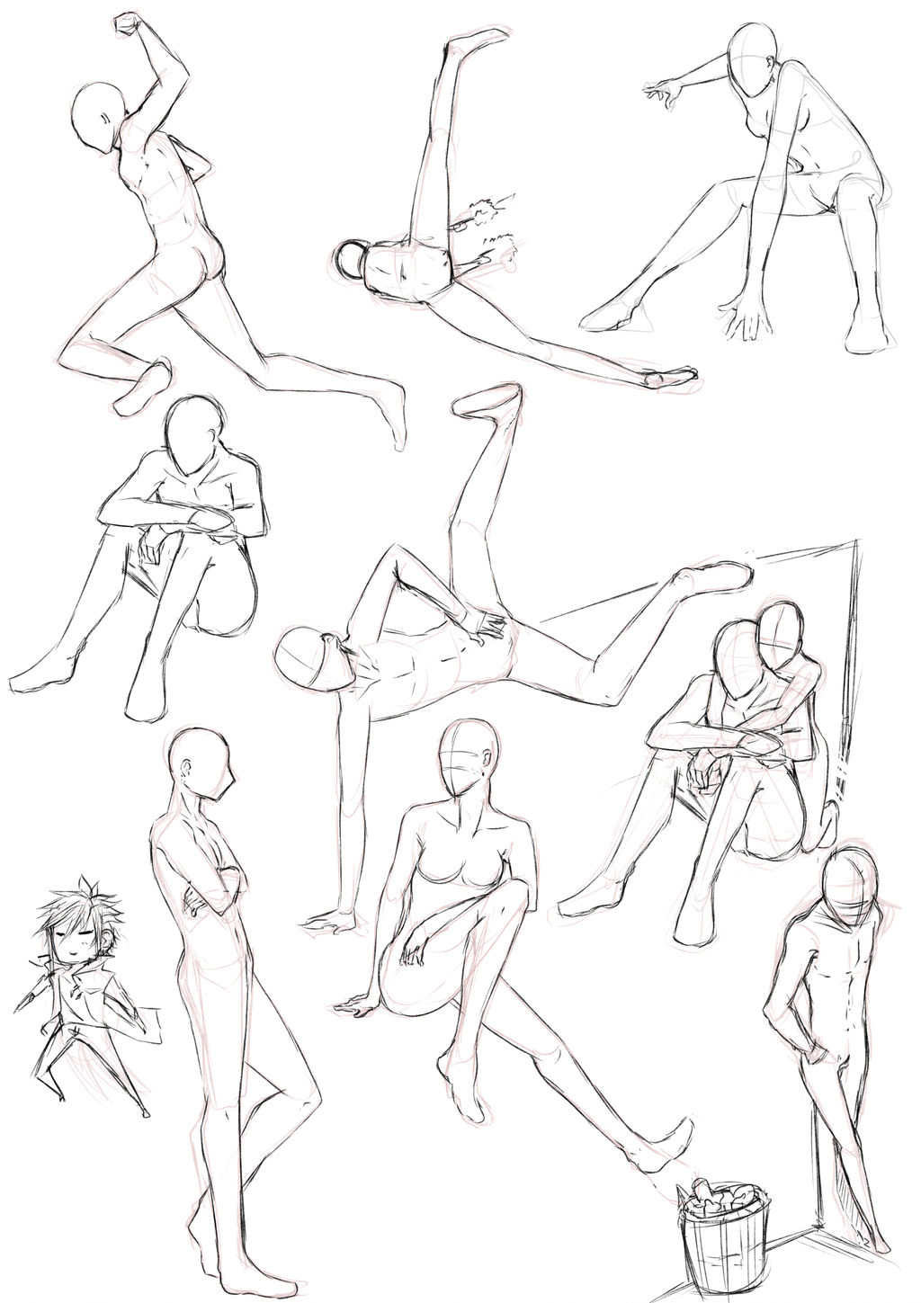 Featured image of post The Best 15 Pose Anime Drawing Base Female