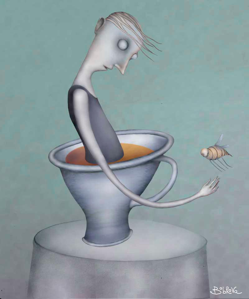 Mad Tea party (about Alice) by Bobrova