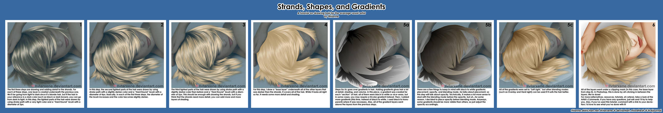 Hair Tutorial by llvlarxene