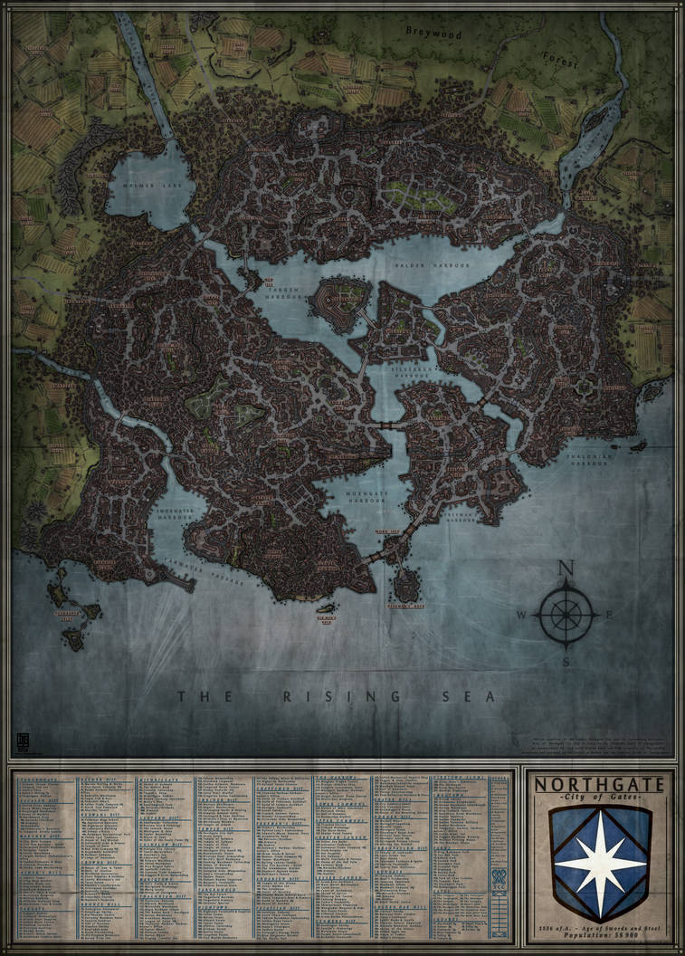 Northgate - City Map by Levodoom