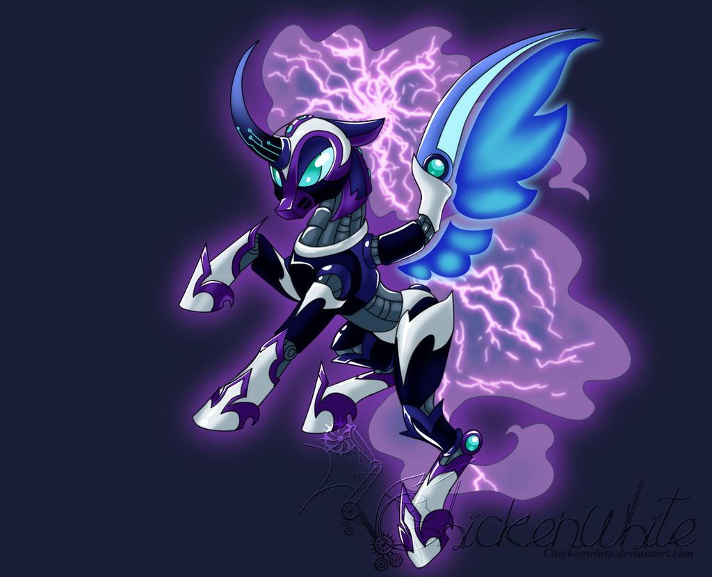 Megamare X - Nightmare Moon by Chickenwhite