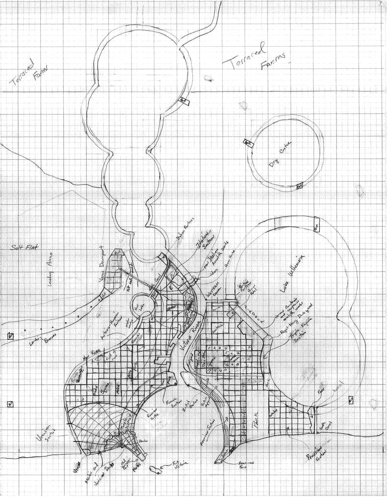 International city initial sketch by TSofian