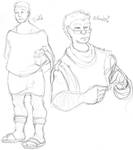 Paul sketches by armaina
