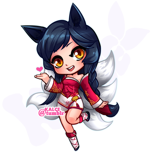 Ahri Chibi by Kalcedonyx