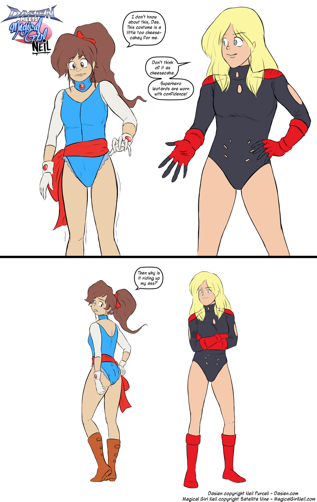 Leotardized! Dasien Meets Magical Girl Neil by Neilsama
