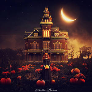 Lady of the pumpkins. by CharllieeArts Lady of the pumpkins. by CharllieeArts