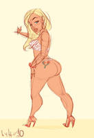 Joanna Shari - Cartoon Sketch by HugoTendaz