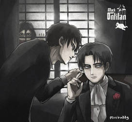 Eren and Levi -Attack on Titan by minibuddy