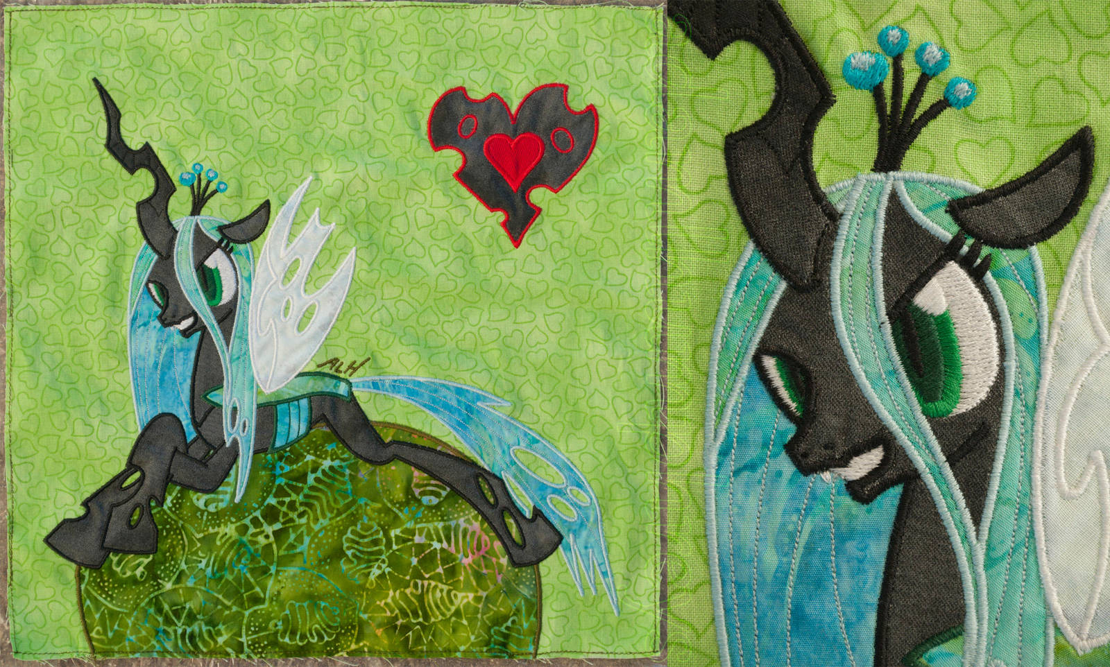 Queen Chrysalis Quilt Square by adamlhumphreys