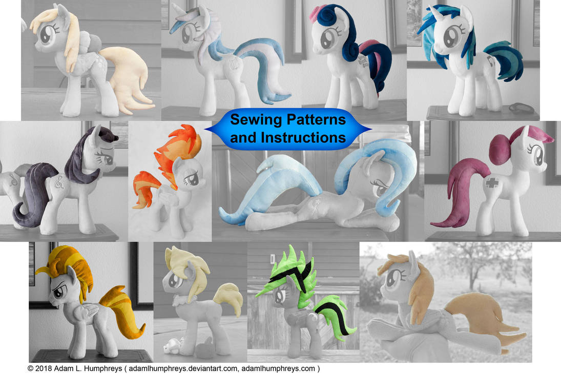 Pony Mane and Tail Patterns 11 Pack! by adamlhumphreys