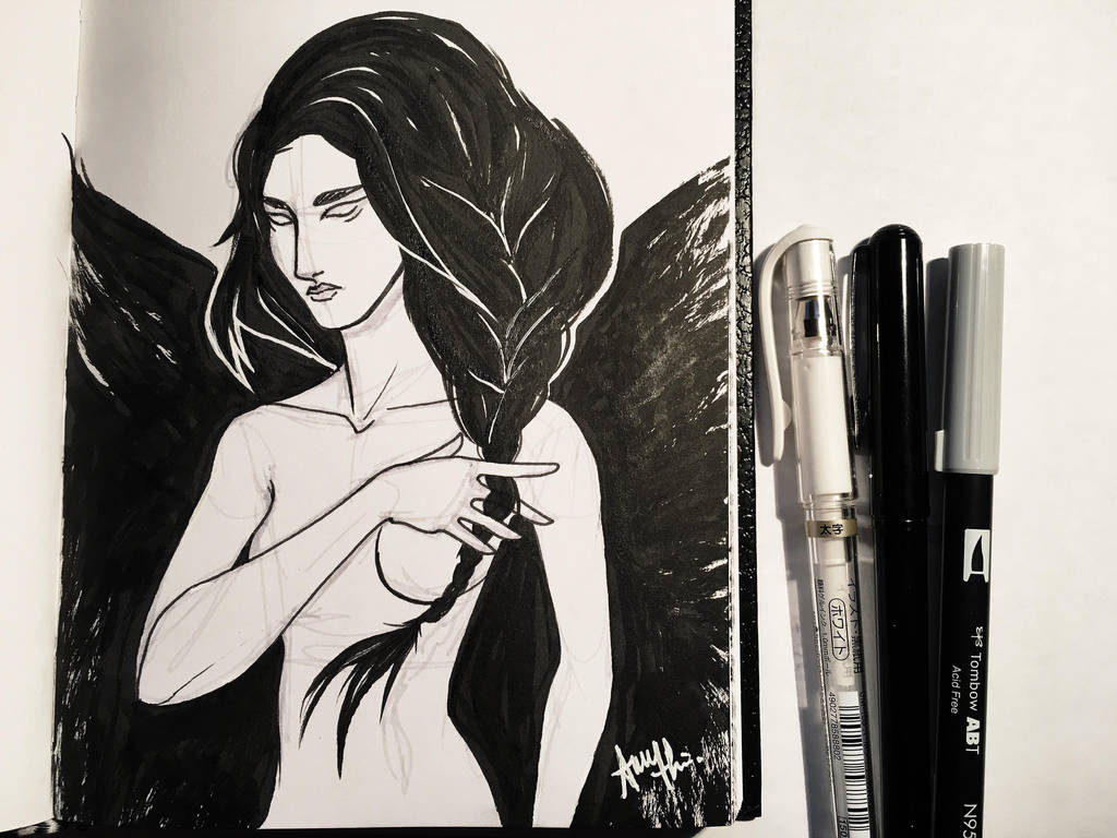 Inktober 2017 Day 1 by aemuaemu
