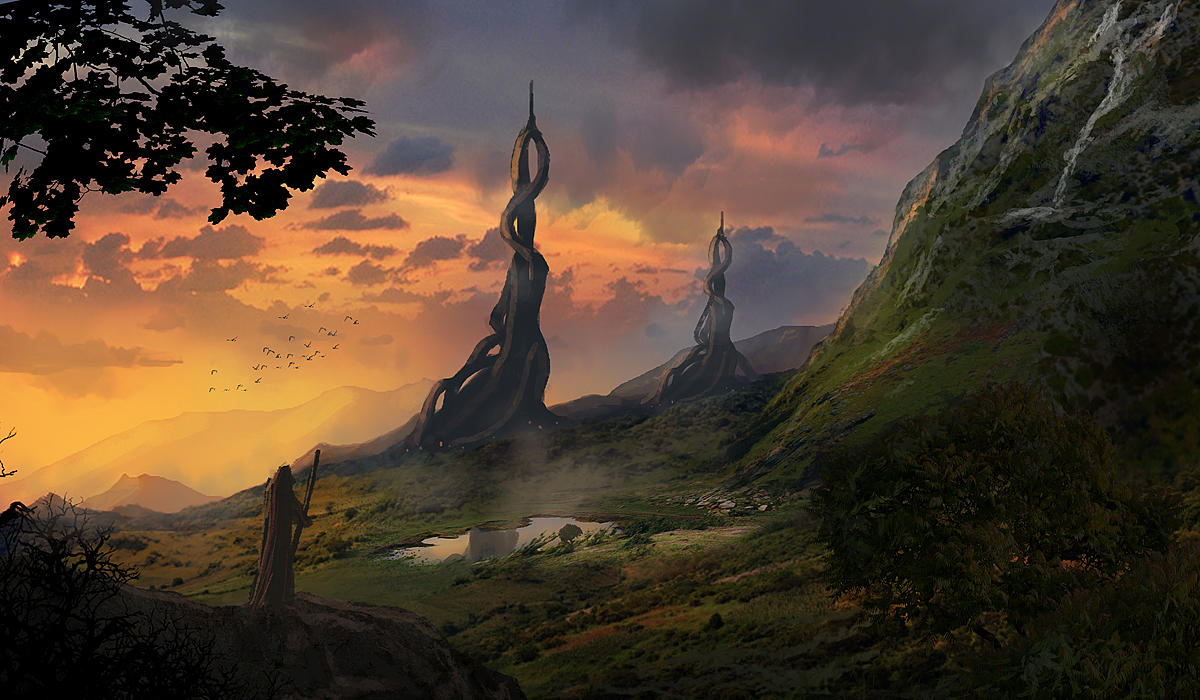 Root Towers by dustycrosley