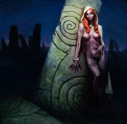 Keltic priestess by mcf