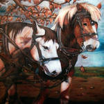 Two Horses by tkarl
