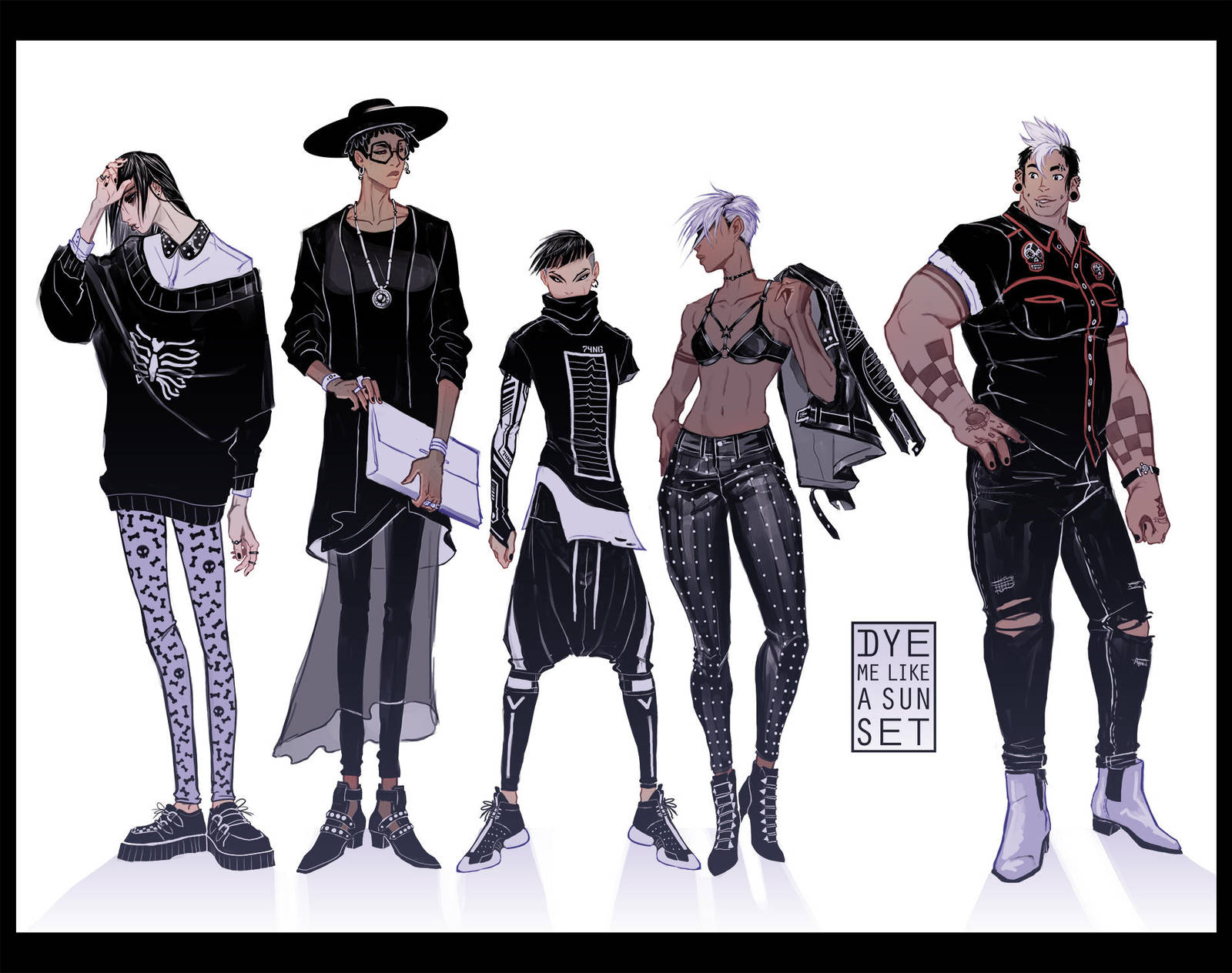 Some Goths by Dyemelikeasunset