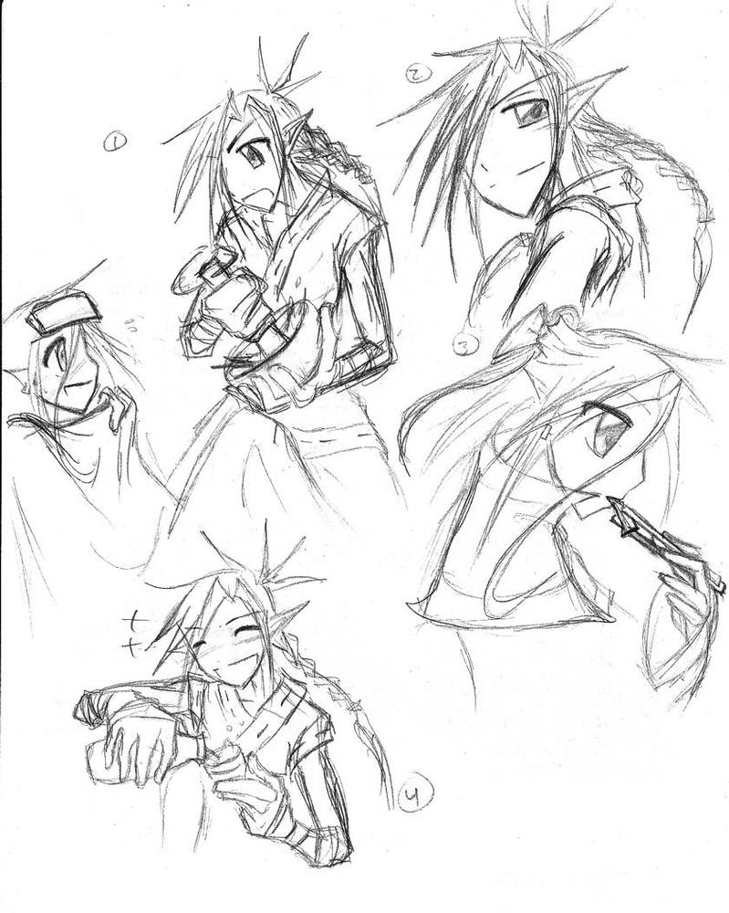  Elves sketches by Dyemelikeasunset on DeviantArt