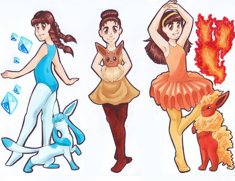 Briana the Eevee trainer by Brierose