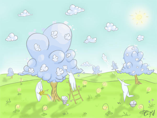 Cloud tree by hellgus
