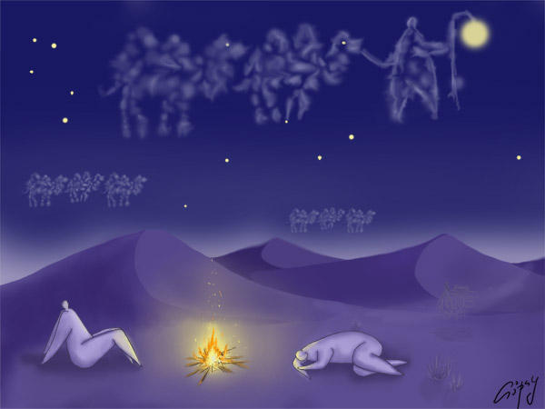 Night Caravan by hellgus