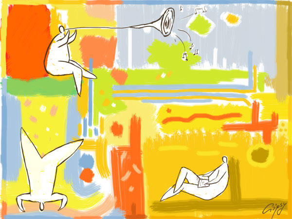 Summer day +Threemen series+ by hellgus