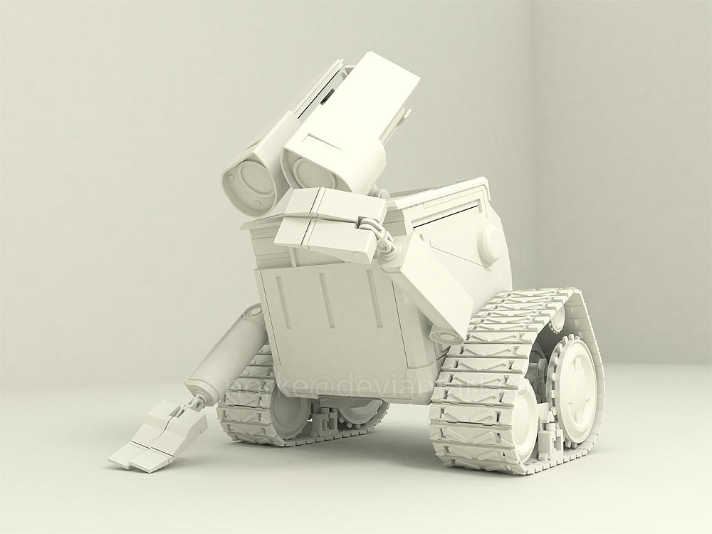 Wall E in Sketchup by Norke