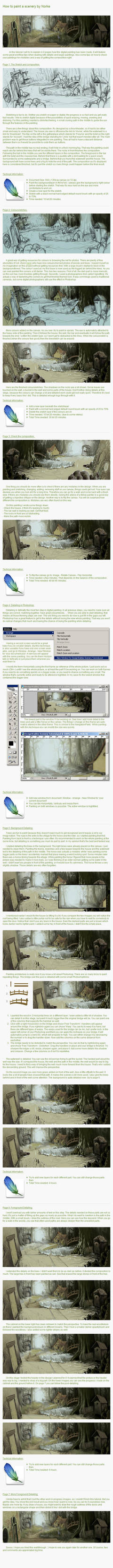 How To Make A Digital Painting by Norke
