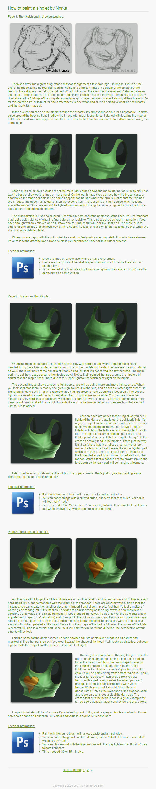 How to paint a singlet... by Norke
