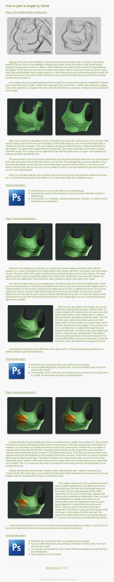 How to paint a singlet... by Norke