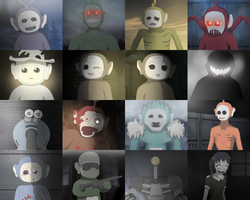 *FNaF meet Slendytubbies* ALL SET by JulieDraw2046 on DeviantArt