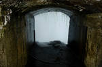 Tunnel behind the Niagara falls 02 by FairieGoodMother