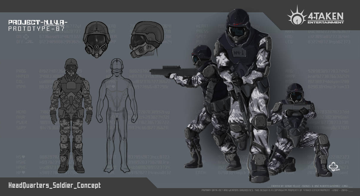 Project NIVA_Soldiers-Concept by Team4Taken