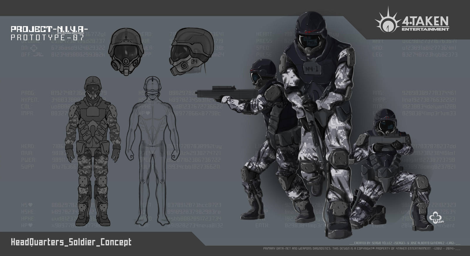 Project NIVA_Soldiers-Concept by Team4Taken
