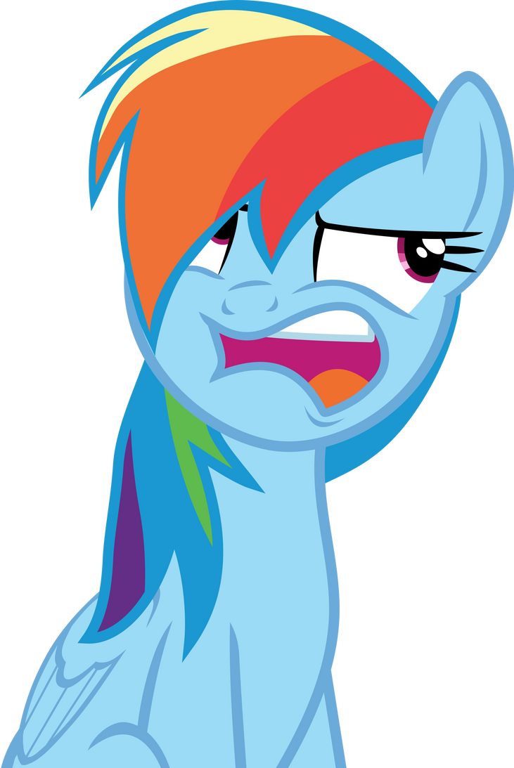 Mlp Fim Rainbow Dash (uh...) vector by luckreza8 on DeviantArt