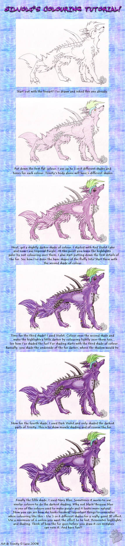 Traditional Colouring Tutorial by Silvolf