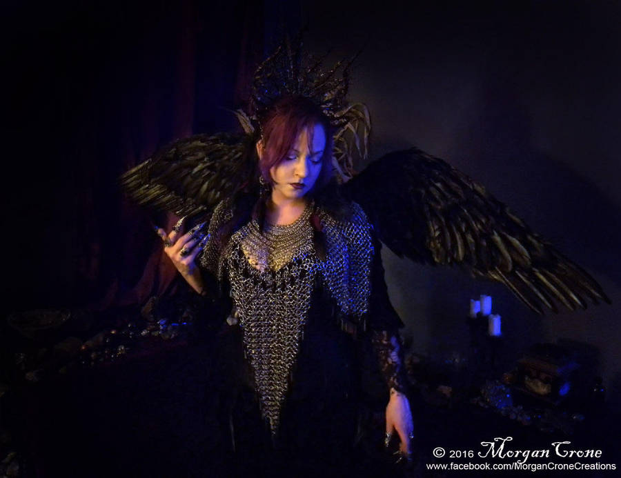 Queen of the Corvids Costume 2 by MorganCrone