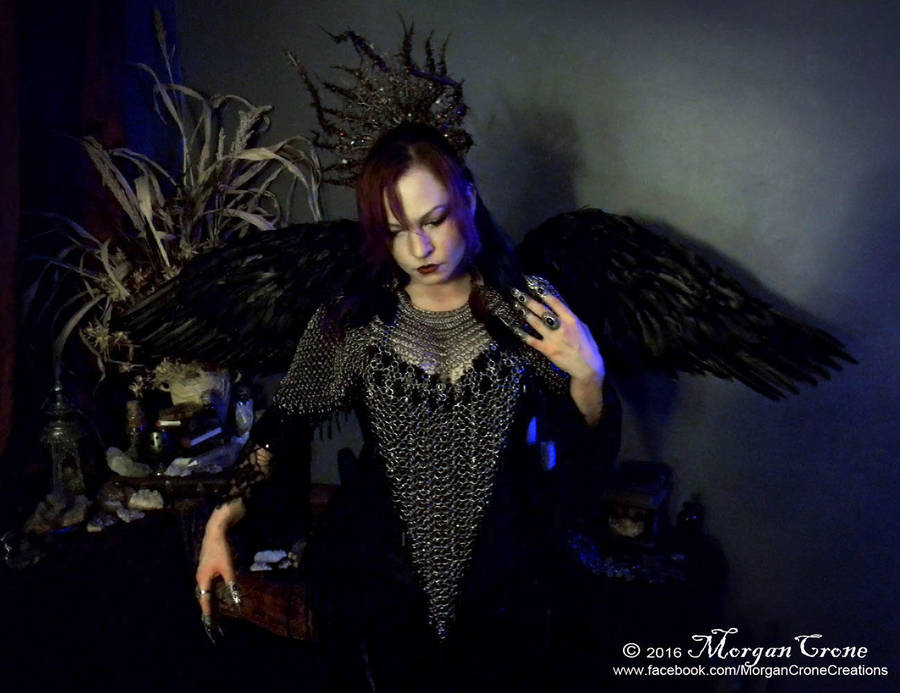 Queen of the Corvids Costume 3 by MorganCrone