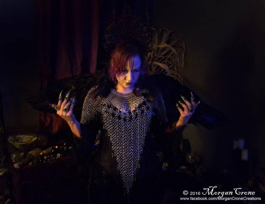 Queen of the Corvids Costume 6 by MorganCrone