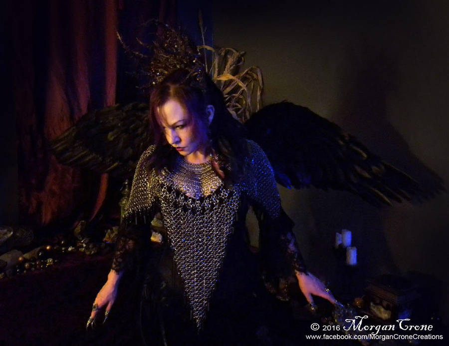 Queen of the Corvids Costume 7 by MorganCrone