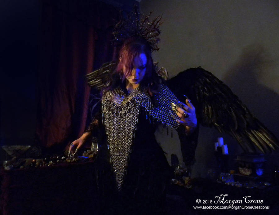 Queen of the Corvids Costume 9 by MorganCrone