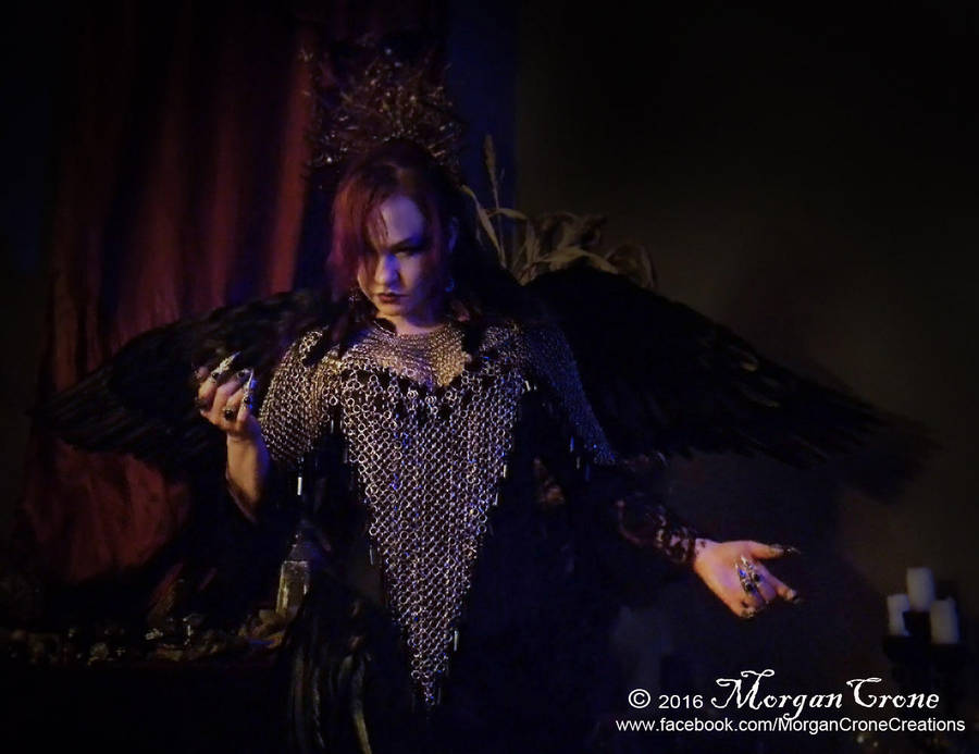 Queen of the Corvids Costume 10 by MorganCrone