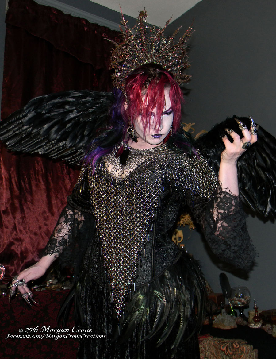 Queen of the Corvids Costume 11 by MorganCrone