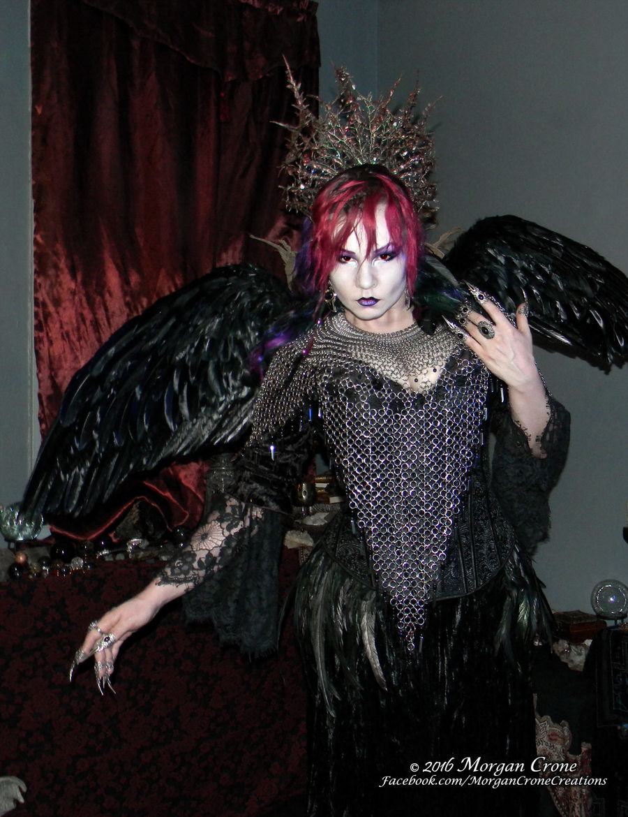 Queen of the Corvids Costume 14 by MorganCrone