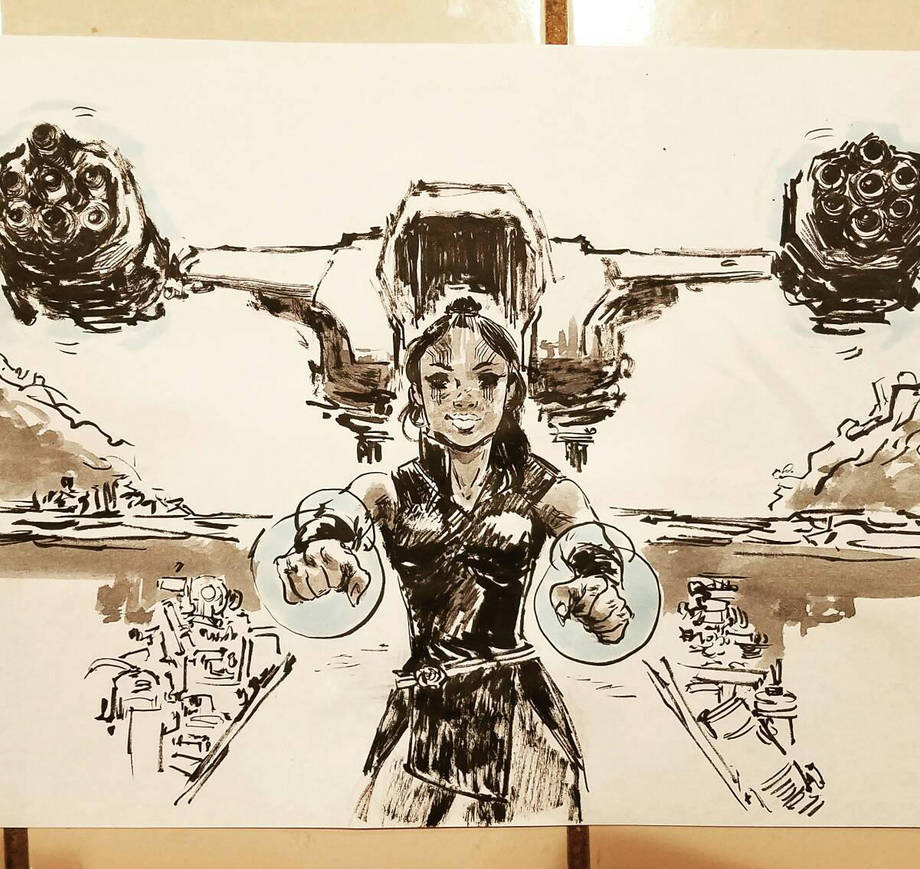 Valkyrie fan art by BRiZL