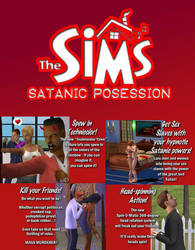 Sims: Satanic Posession by drakesteele